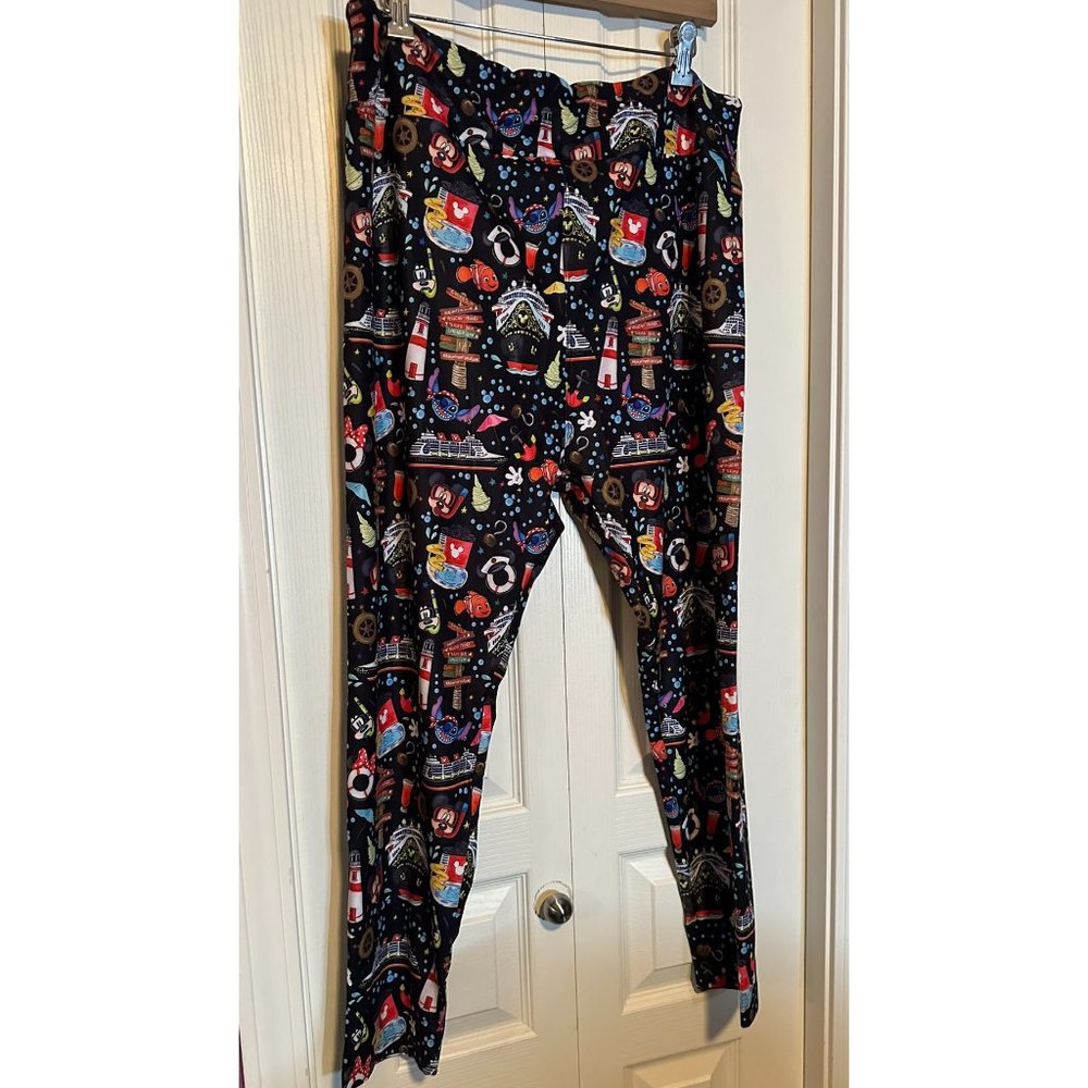 Disney Cruise Line Full Length Leggings - SZ 2x